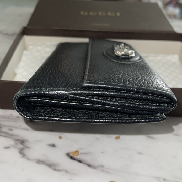 Gucci Preloved wallet black leather excellent condition hardware no scratches - Picture 7 of 7